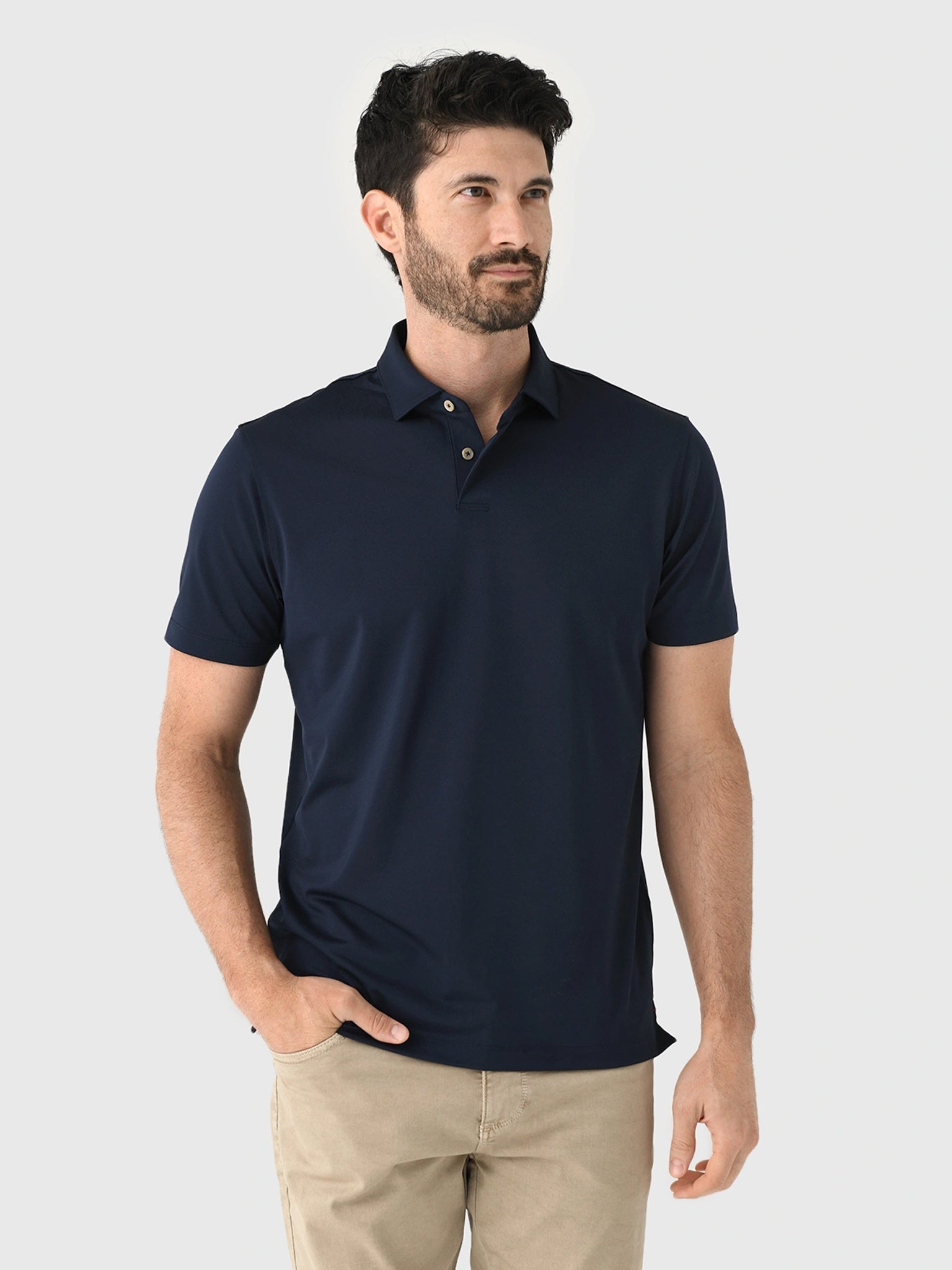 Sun Day Red Men's Refined Palisades PQ Polo - Saint Bernard