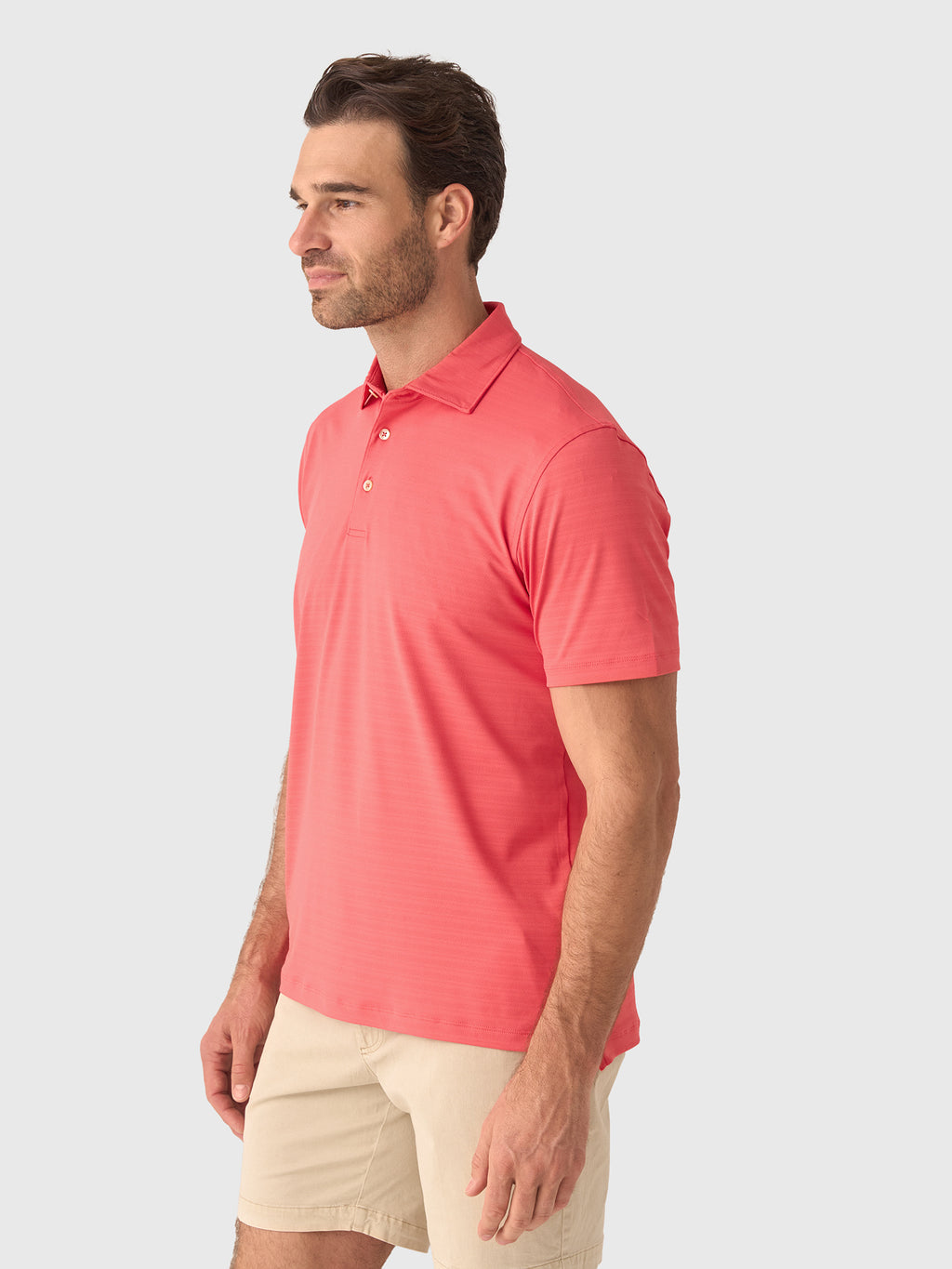 Sun Day Red Men's Heritage Crosswind Polo - Saint Bernard