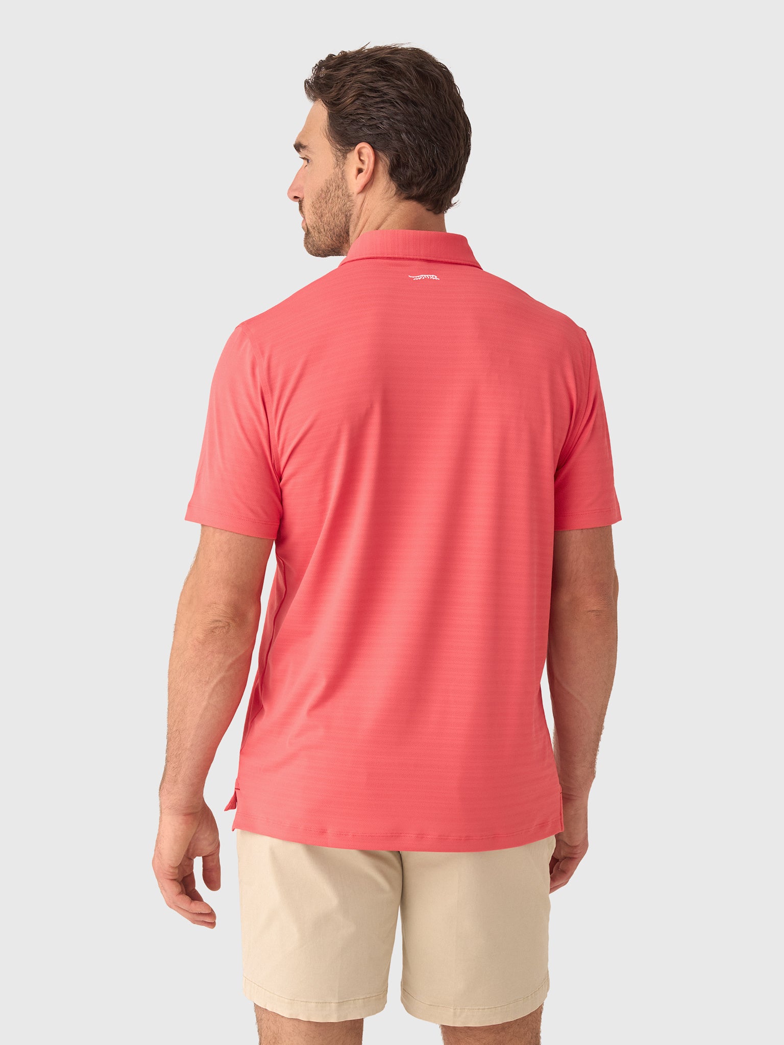 Sun Day Red Men's Heritage Crosswind Polo - Saint Bernard
