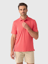 Sun Day Red Men's Heritage Crosswind Polo - Saint Bernard