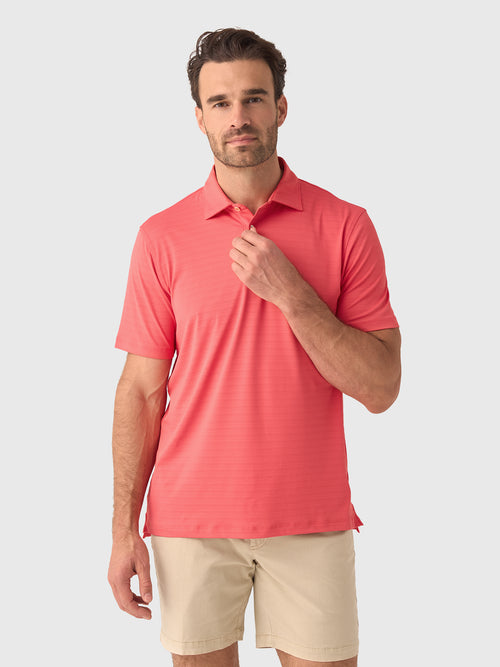 Sun Day Red Men's Heritage Crosswind Polo