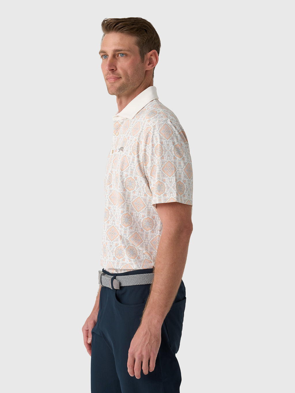Sun Day Red Men's Elite Piqué Polo - Saint Bernard