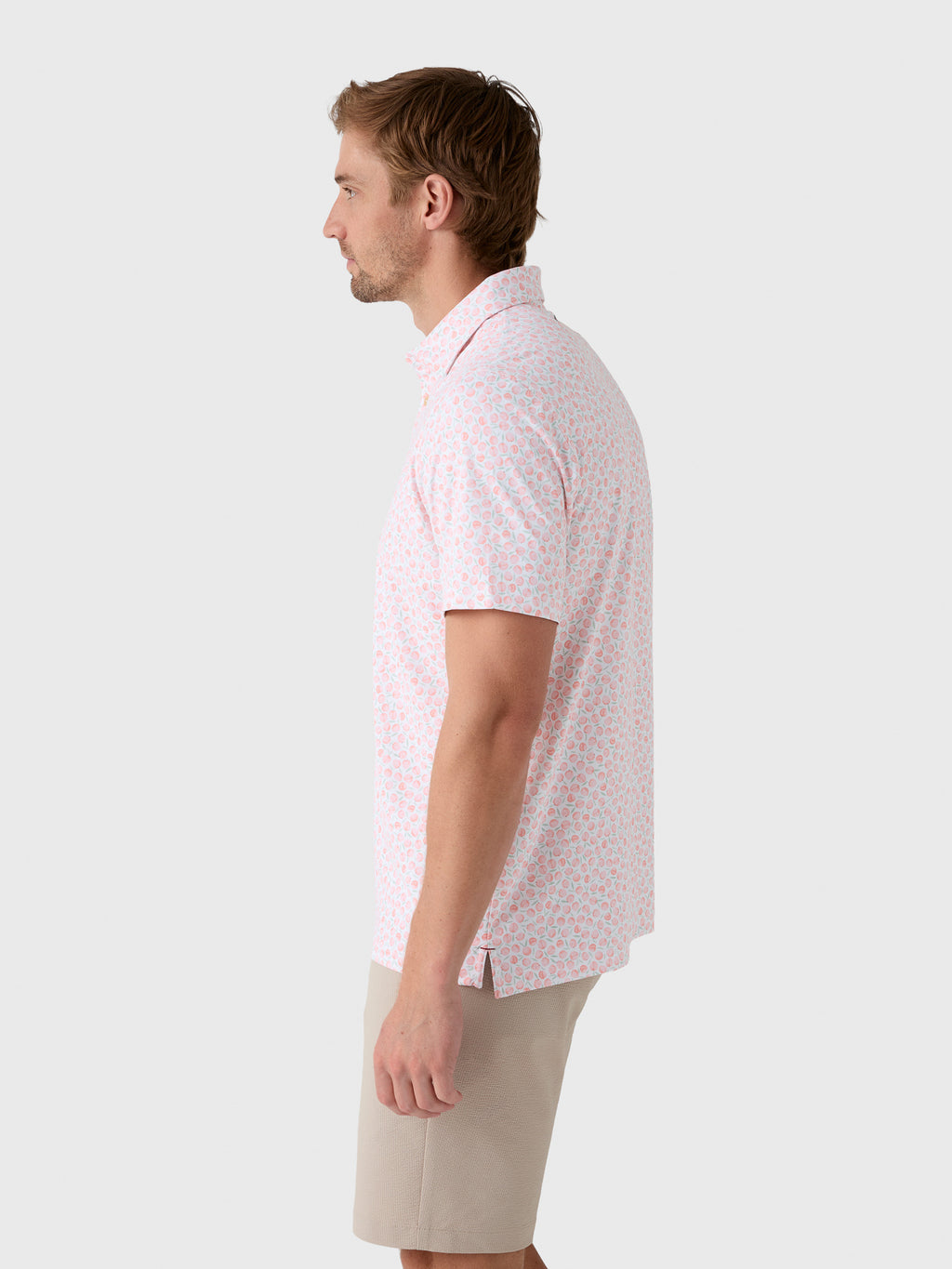 Sun Day Red Men's Heritage How Bout Them Peaches Polo - Saint Bernard