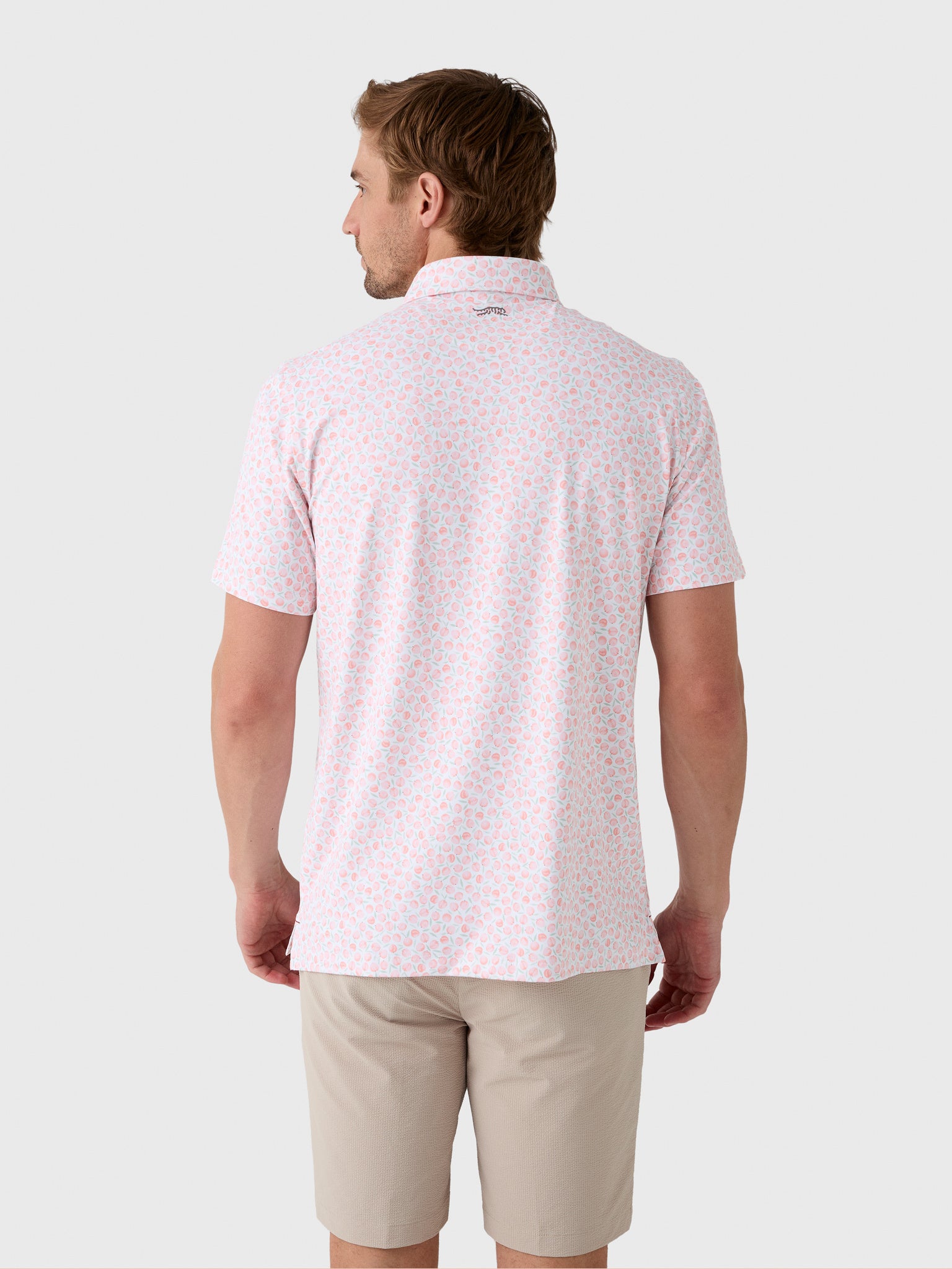 Sun Day Red Men's Heritage How Bout Them Peaches Polo - Saint Bernard