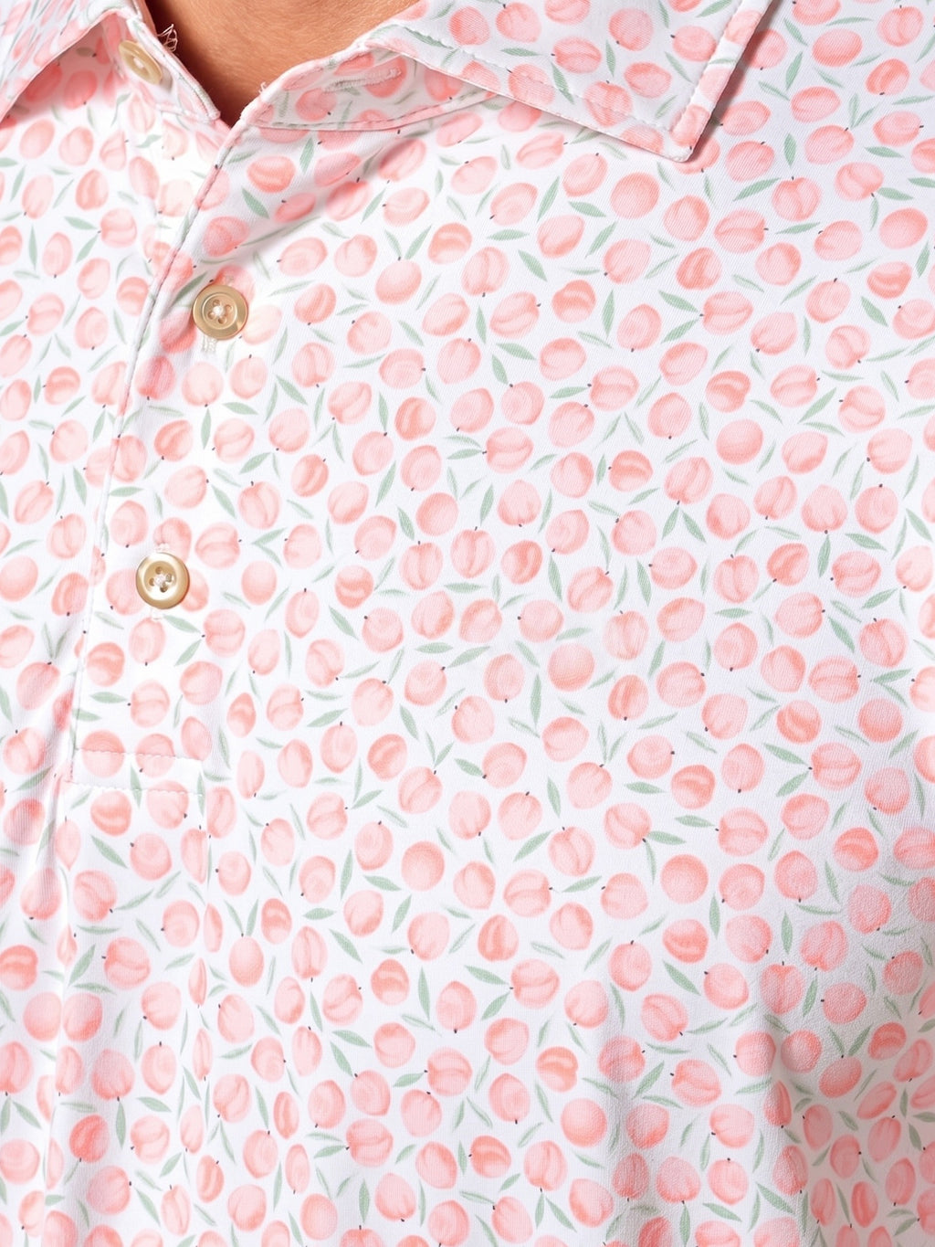 Sun Day Red Men's Heritage How Bout Them Peaches Polo - Saint Bernard