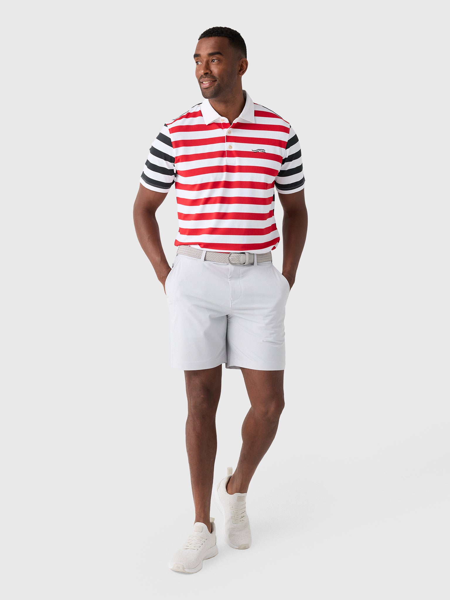 Sun Day Red Men's The Cardinal Polo - Saint Bernard