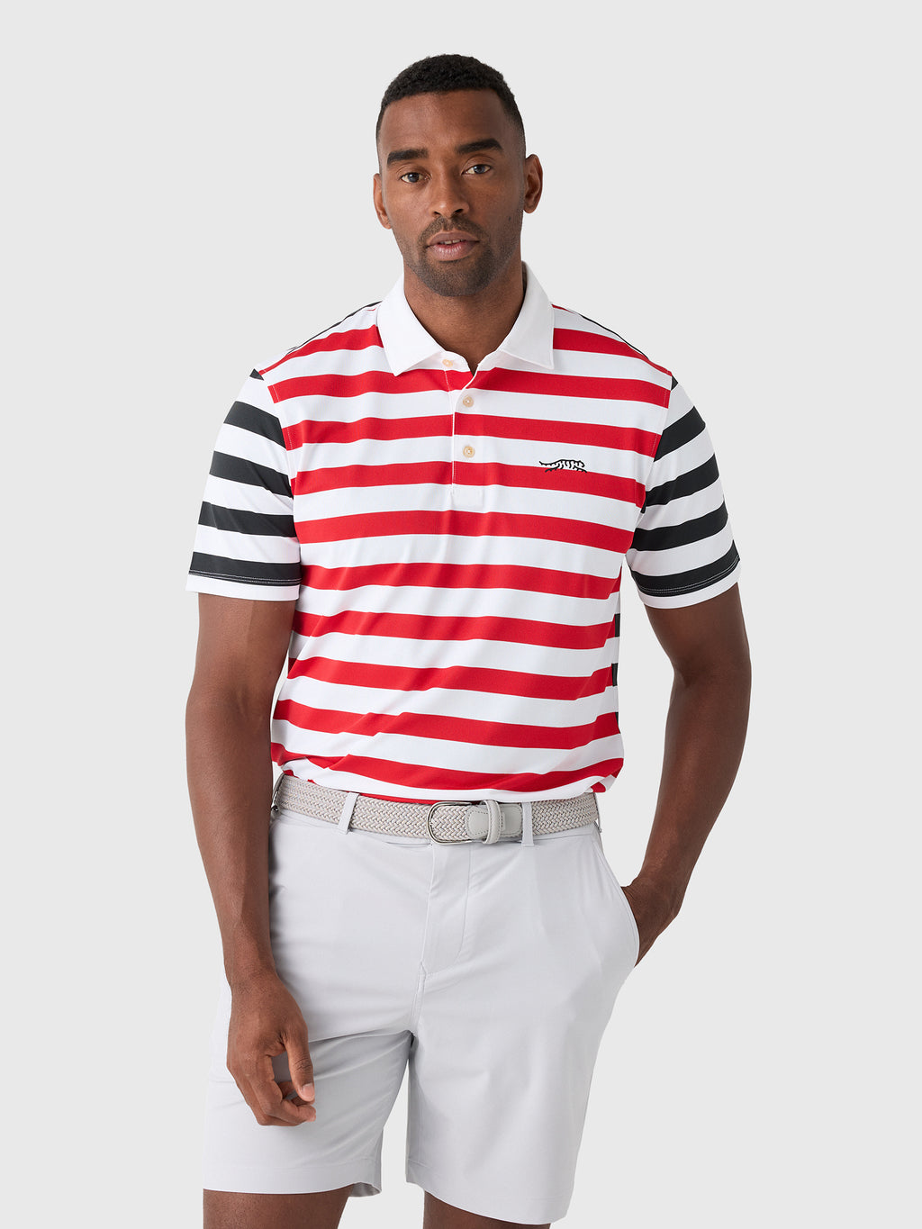 Sun Day Red Men's The Cardinal Polo - Saint Bernard