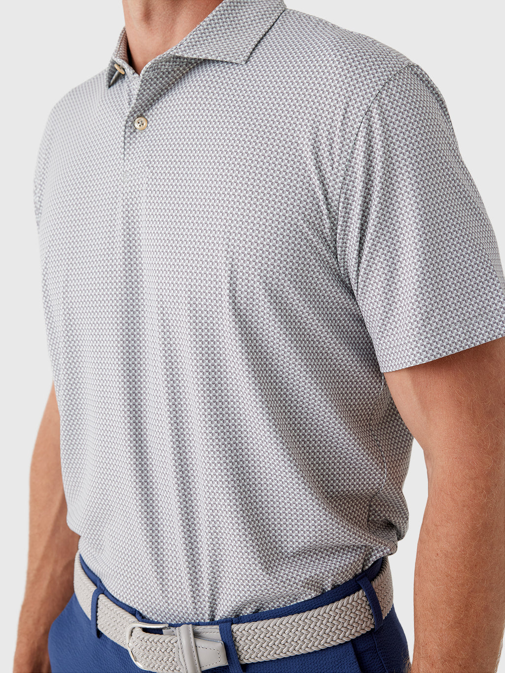 Sun Day Red Men's Refined Signals Polo - Saint Bernard