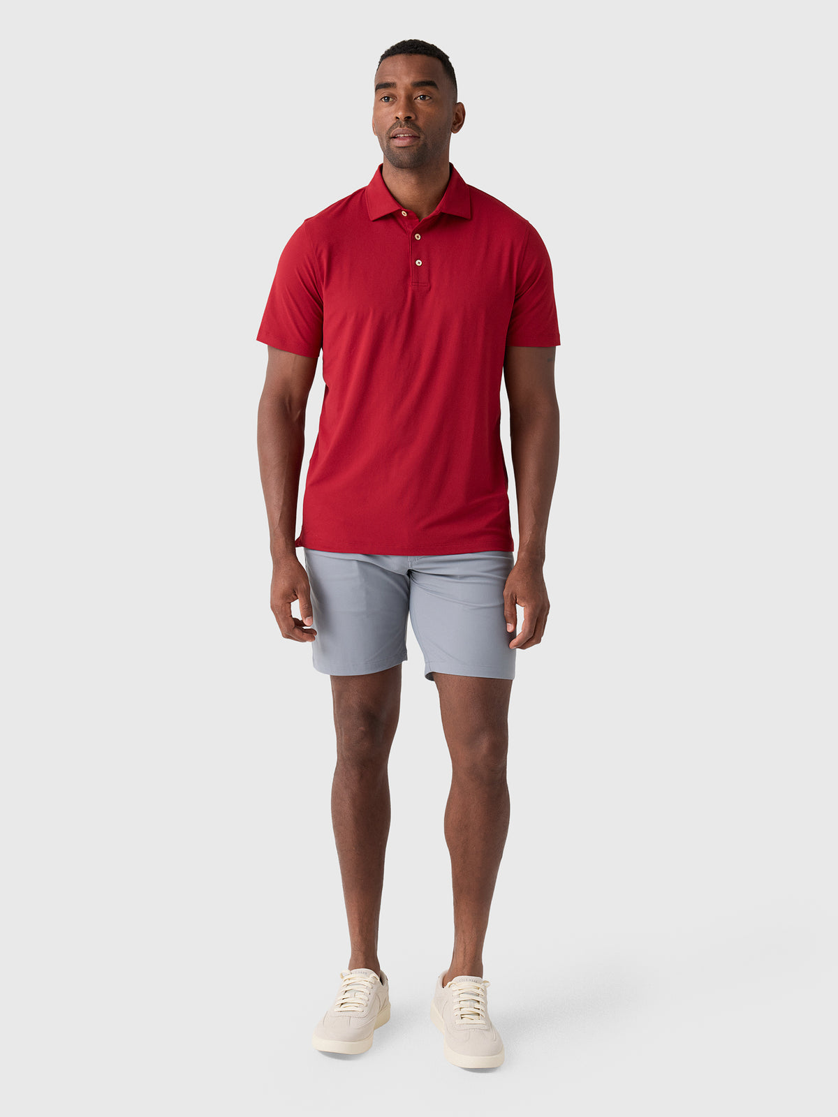 Sun Day Red Men's Heritage Icon Polo II - Saint Bernard