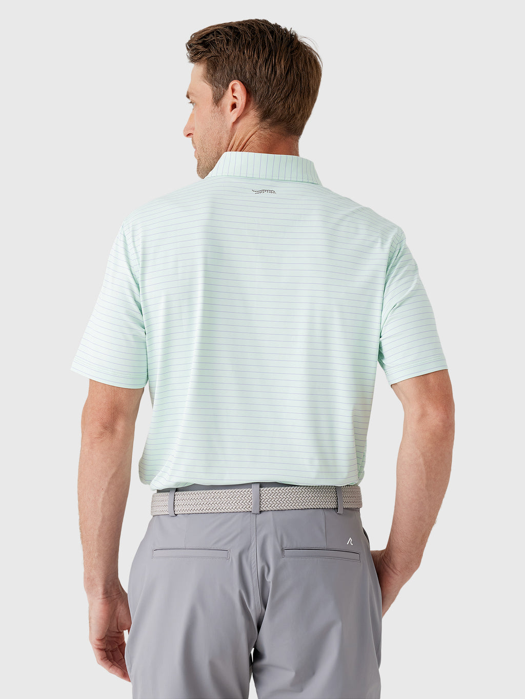 Sun Day Red Men's Heritage Stripe Polo II - Saint Bernard