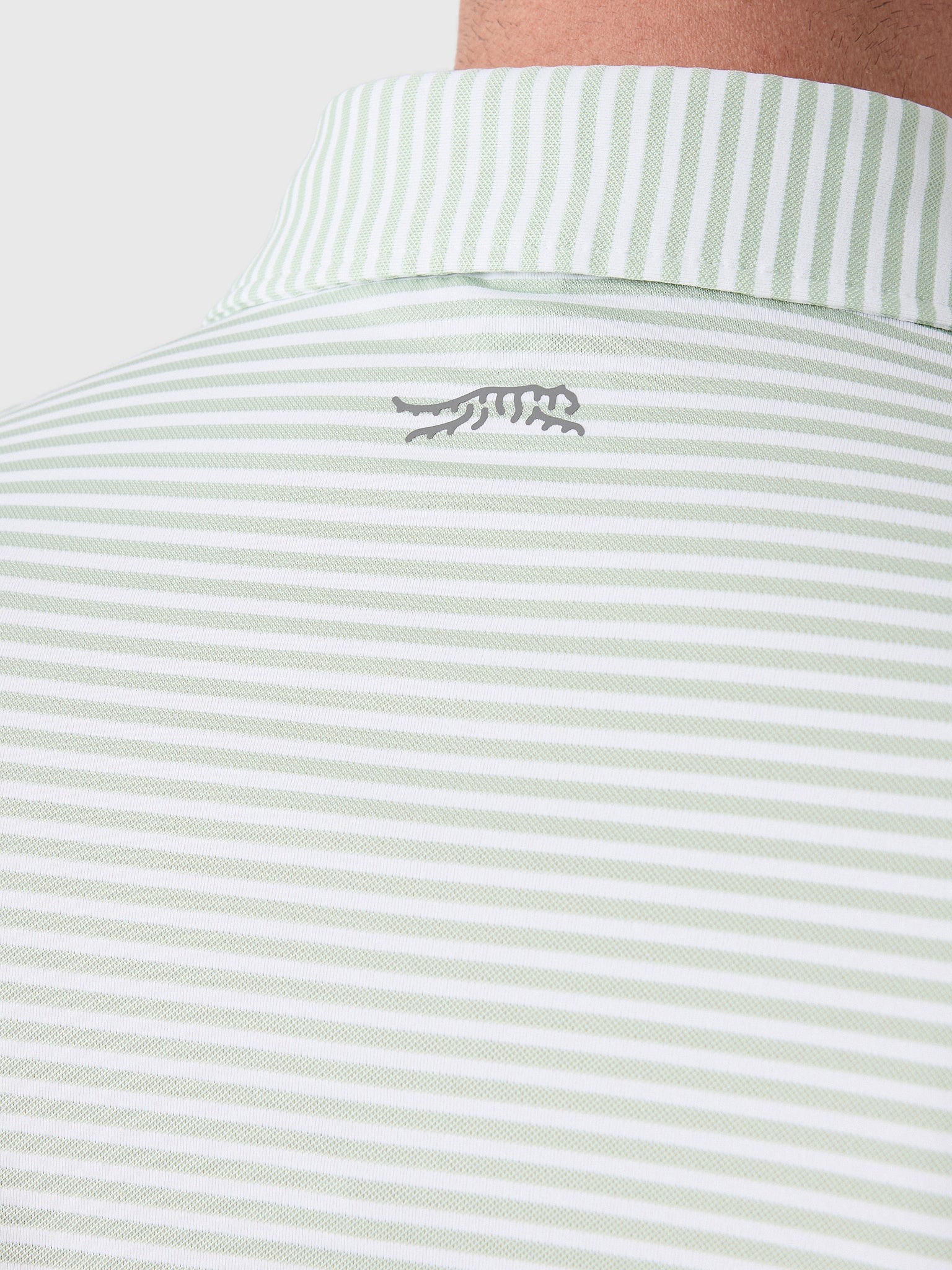 Sun Day Red Men's Heritage Pioneer Stripe Polo II - Saint Bernard