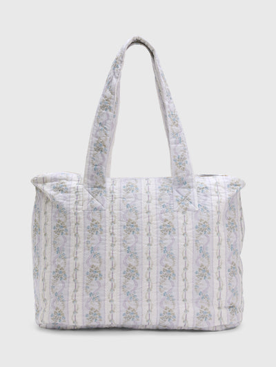 LoveShackFancy Aja Cotton Tote Bag - Saint Bernard