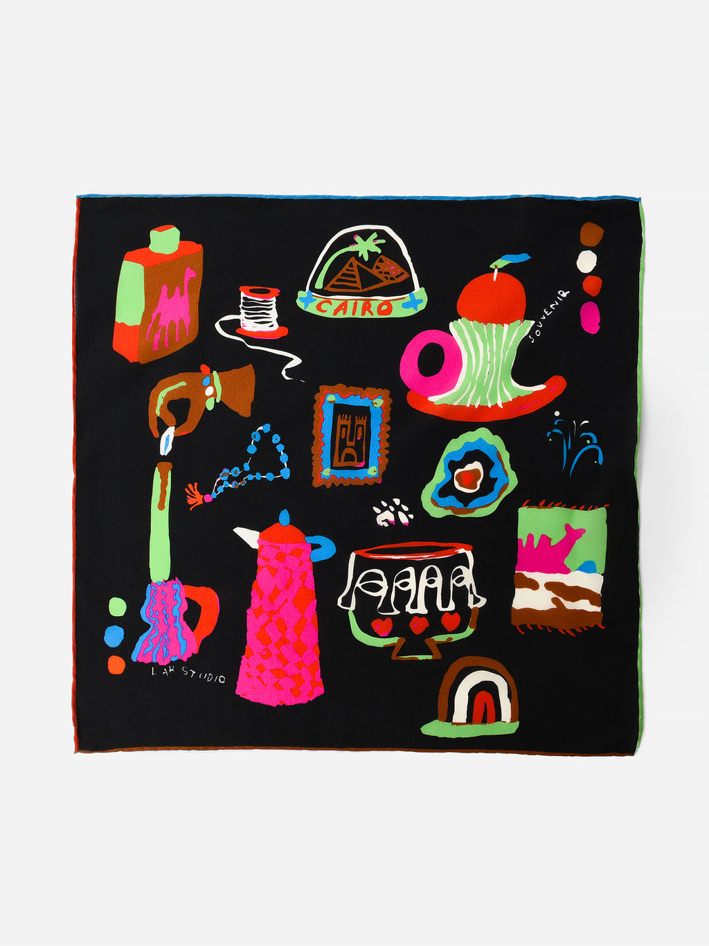 Lar Studio Women's Tahiya Night Bandana - Saint Bernard