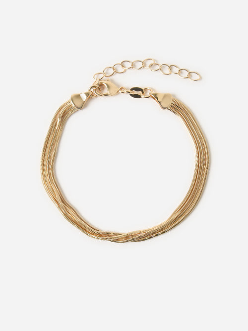 Alexa Leigh Women's Layered Snake Bracelet