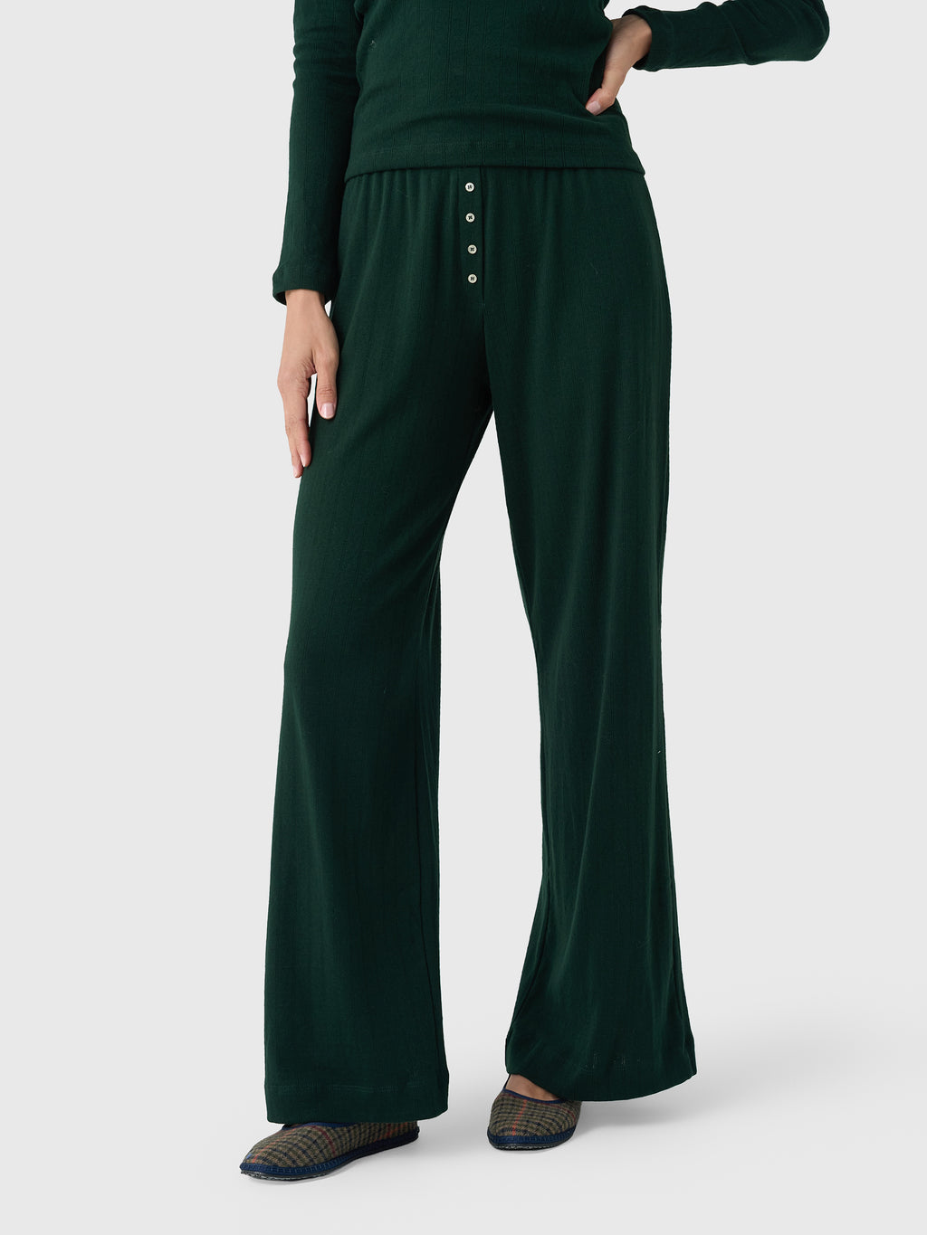 Leset Women's Pointelle Boxer Pant - Saint Bernard