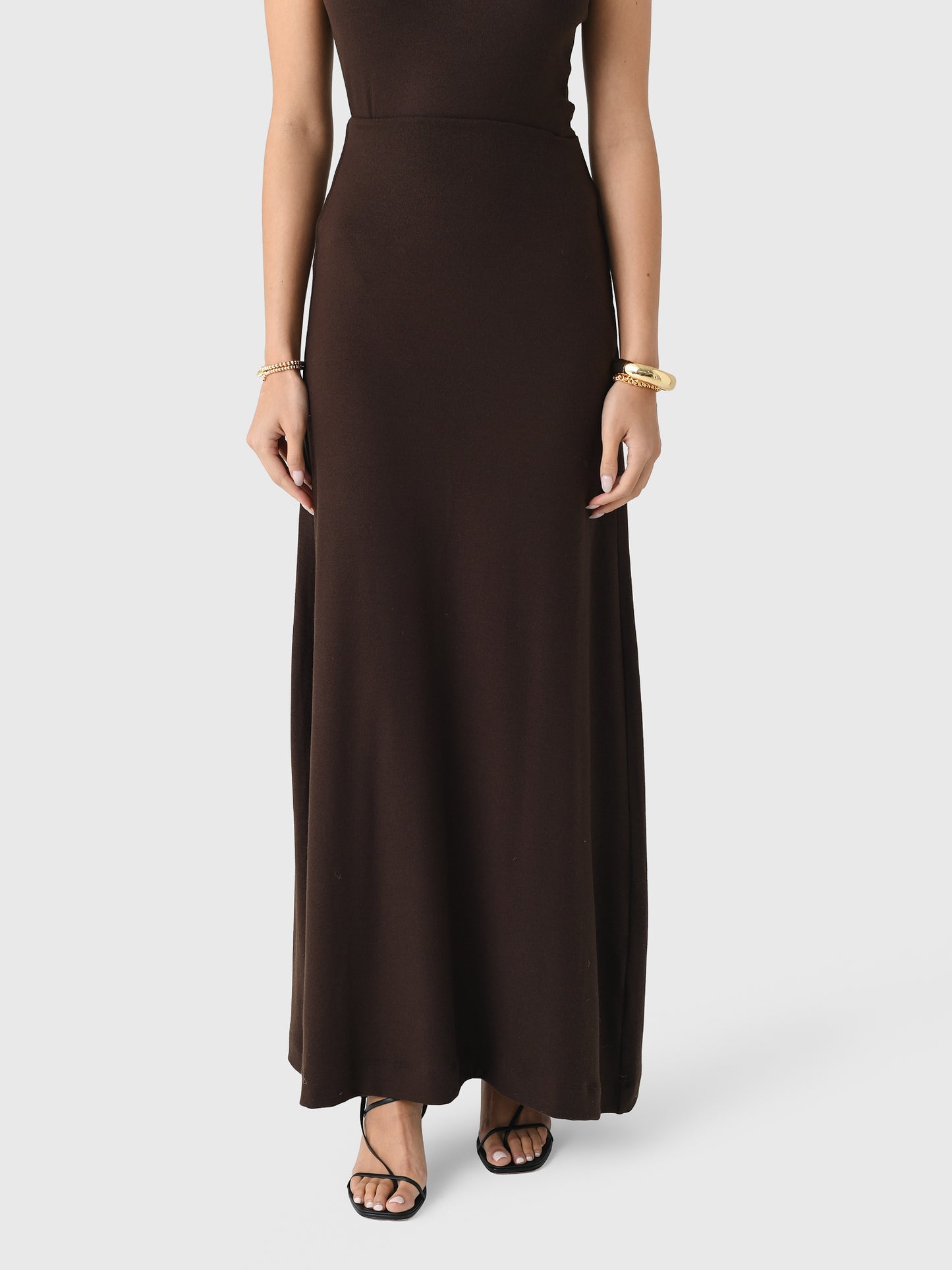 Leset Women's Lauren High Waist Maxi Skirt