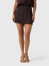 Leset Women's Barb Lace Mini Skirt - Saint Bernard