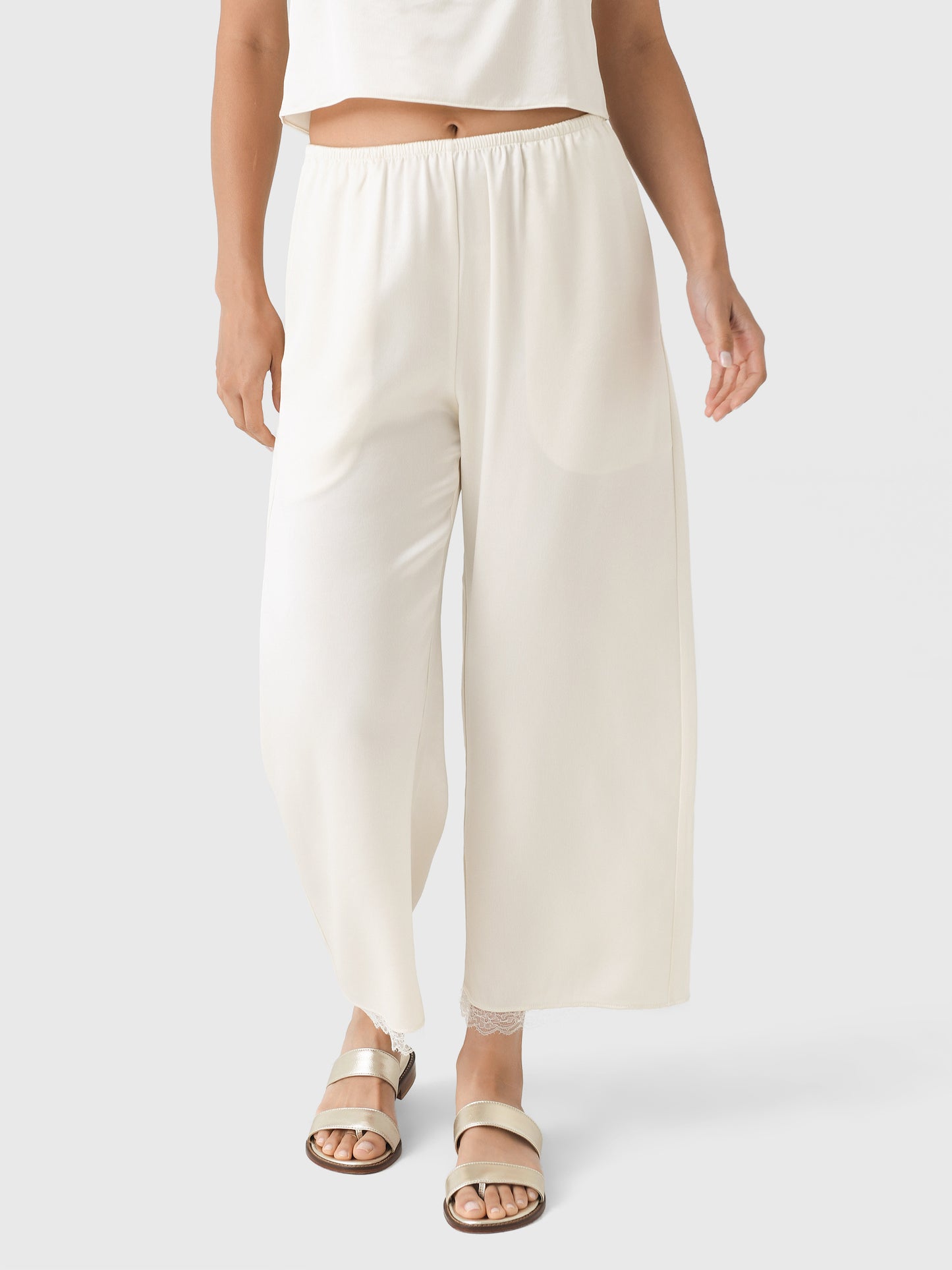 Leset Women's Barb Lace Crop Pant - Saint Bernard