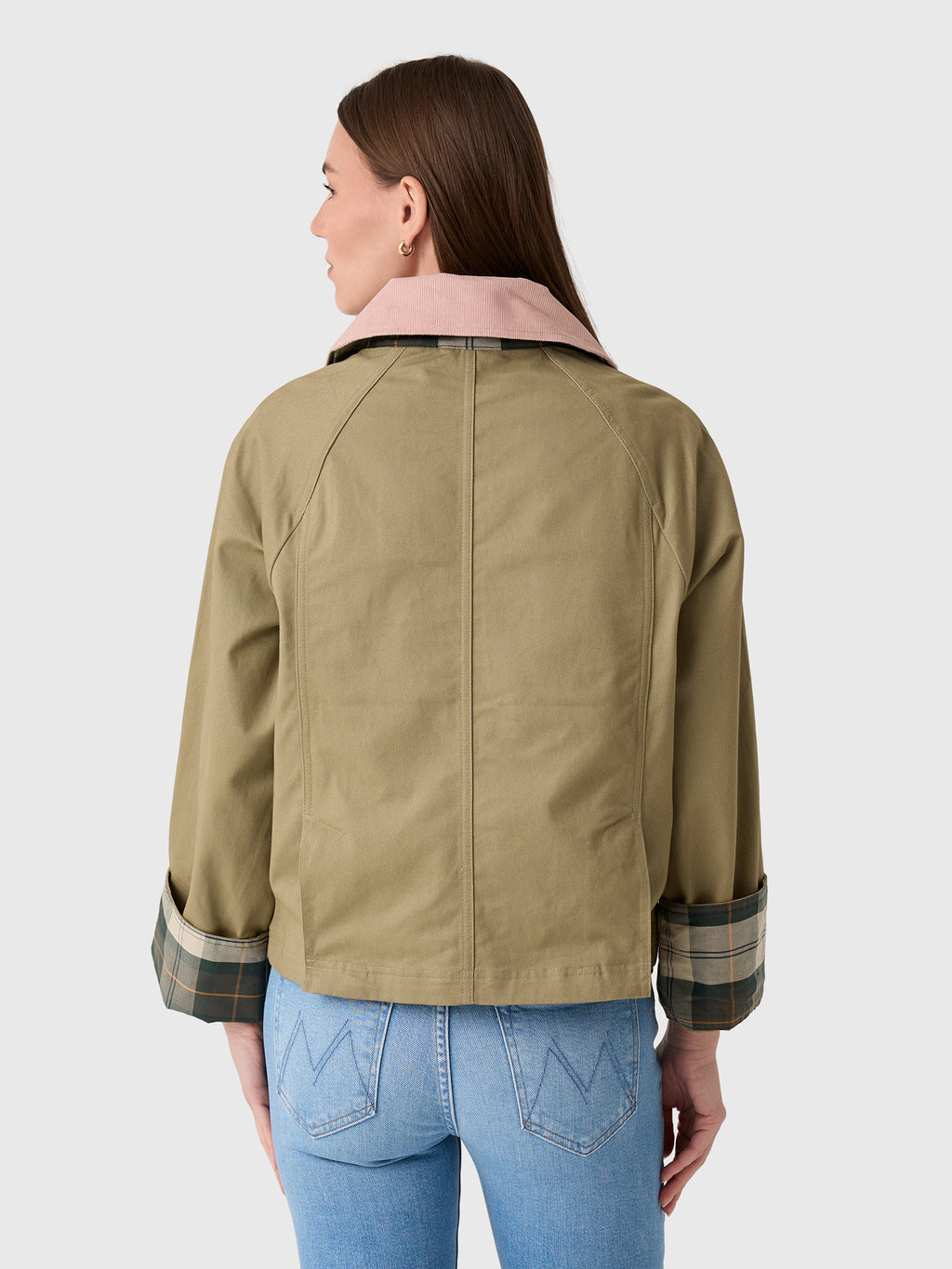 Barbour Women's Cropped Beadnell Casual Jacket - Saint Bernard