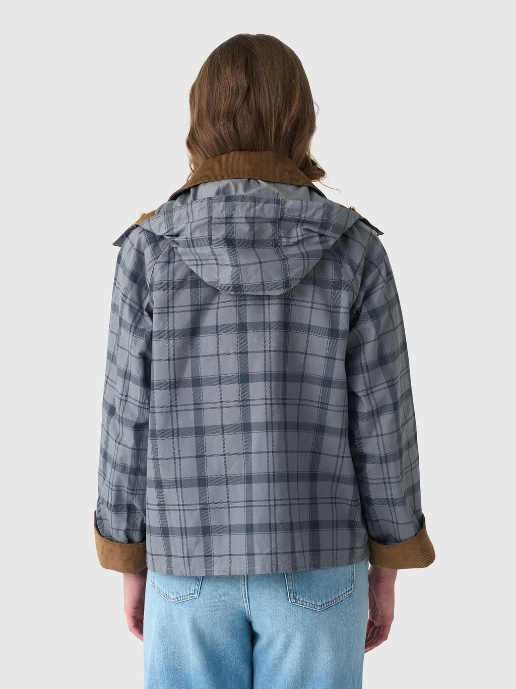 Barbour Women's Carnforth Tartan Casual Jacket - Saint Bernard