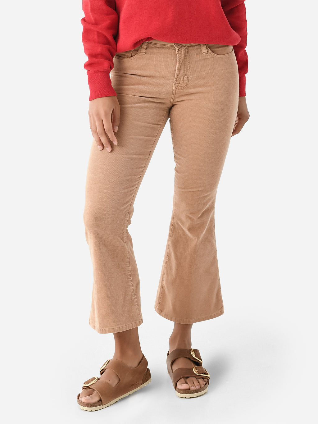 Frame Women's Le Crop Flare Corduroy Jean - Saint Bernard