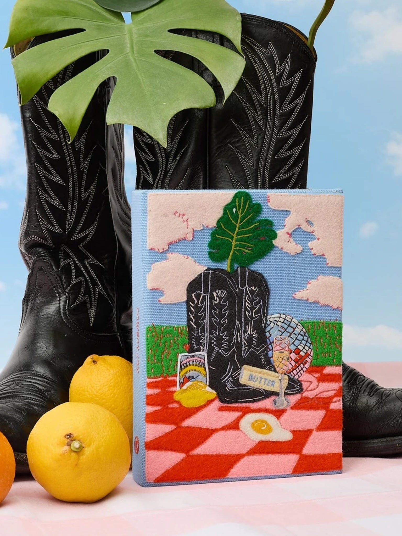 Olympia Le-Tan Cowboy Joy Book Clutch - Saint Bernard