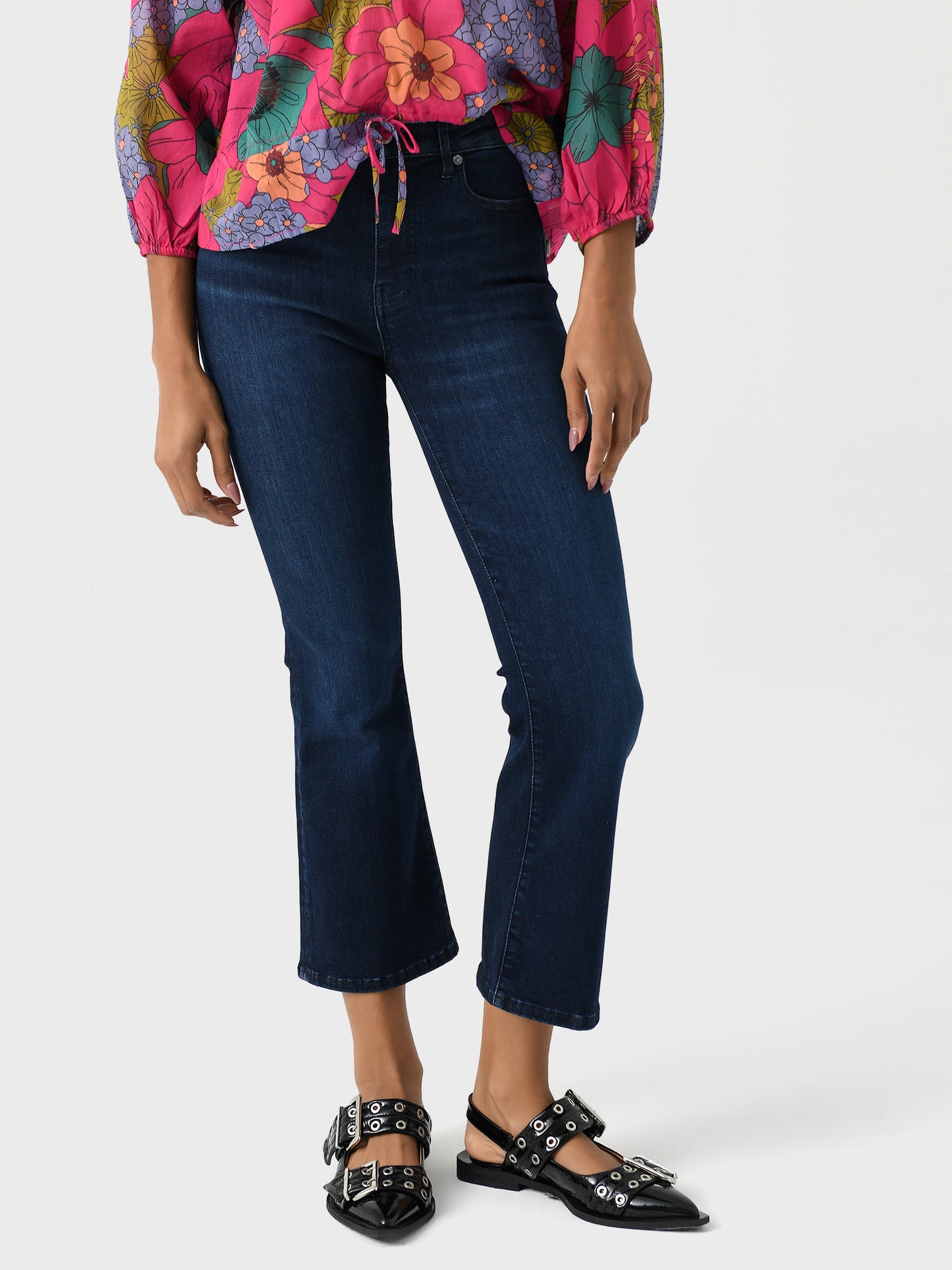 Frame Women's Le Crop Mini Boot Jean - Saint Bernard