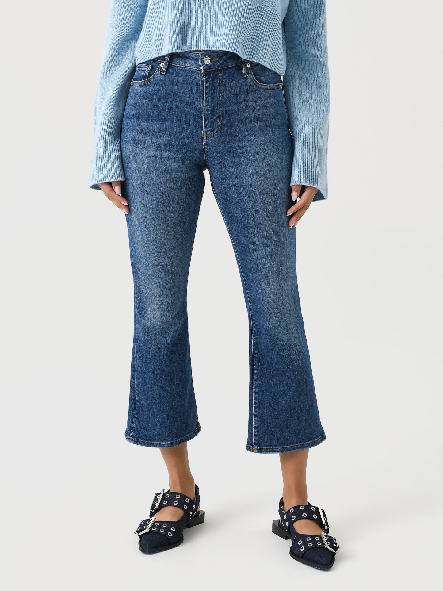 Frame Women's Le Crop Mini Boot Jean - Saint Bernard