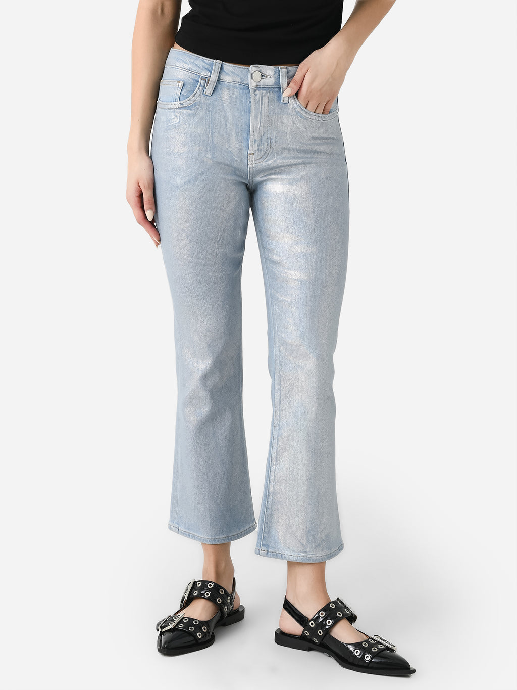 Frame Women's Le Crop Mini Boot Jean - Saint Bernard