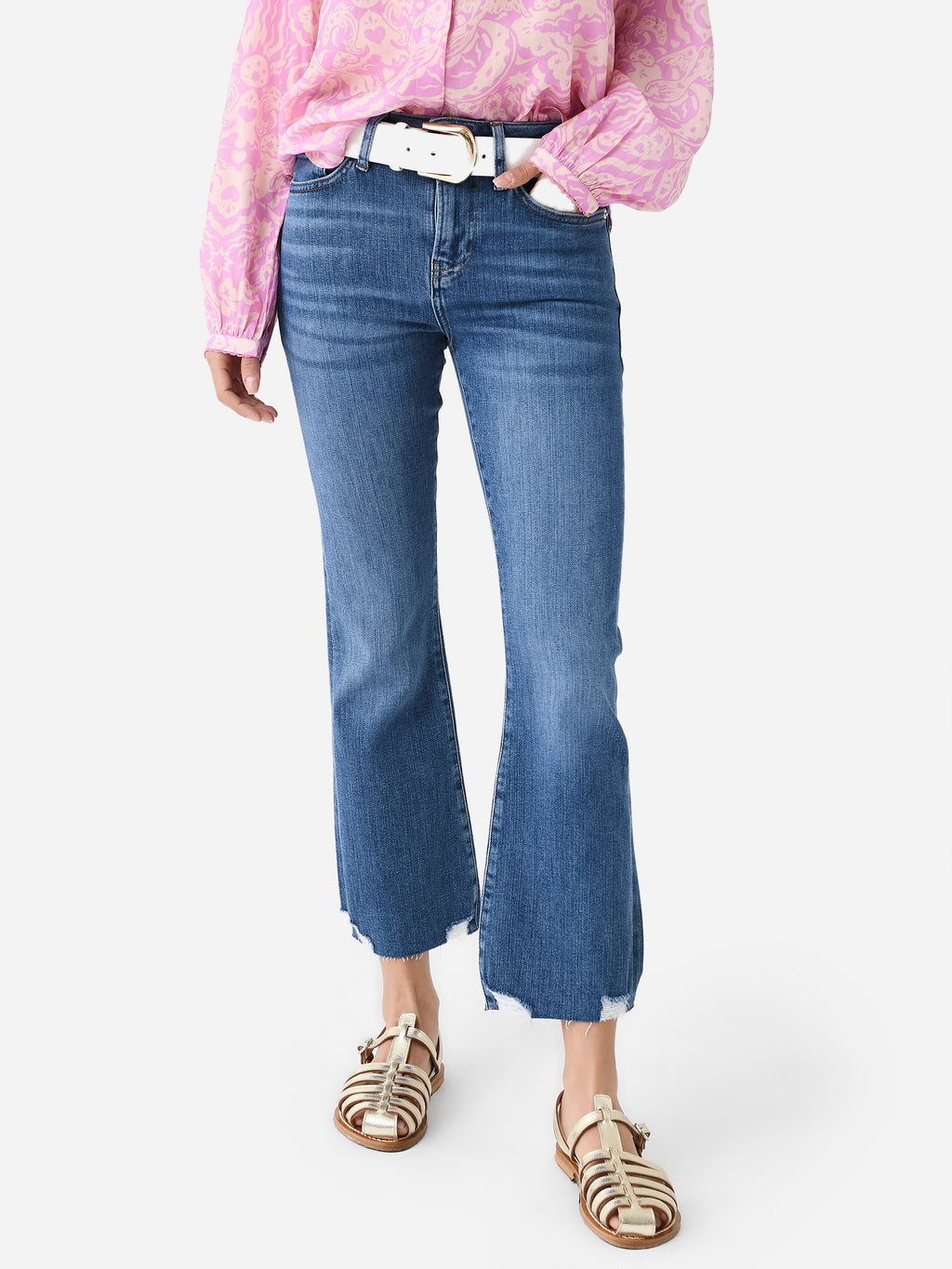 Frame Women's Le Crop Mini Boot Jean - Saint Bernard
