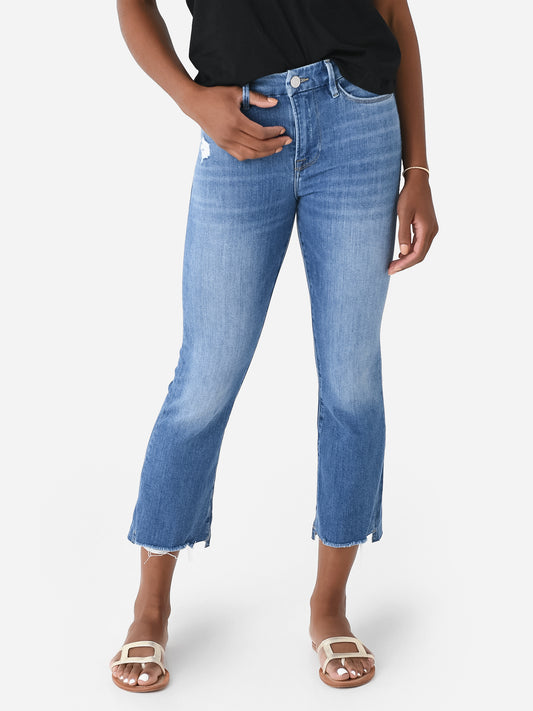 Frame Women's Le Crop Mini Boot Raw Stagger Jean