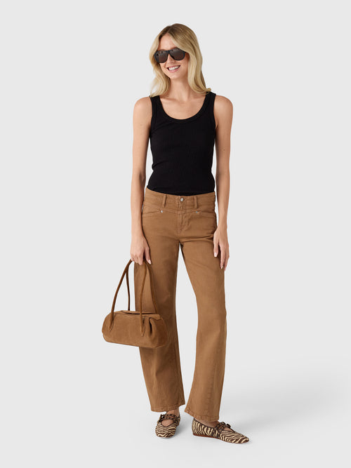 Enza Costa Women's Pointelle Knit Tank