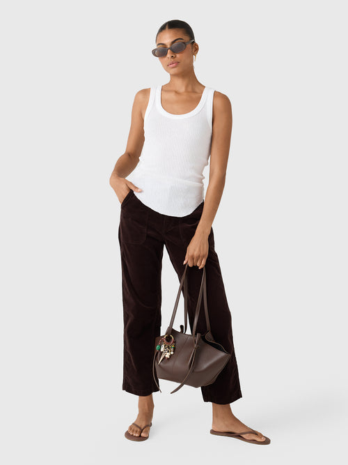 Enza Costa Women's Pointelle Knit Tank