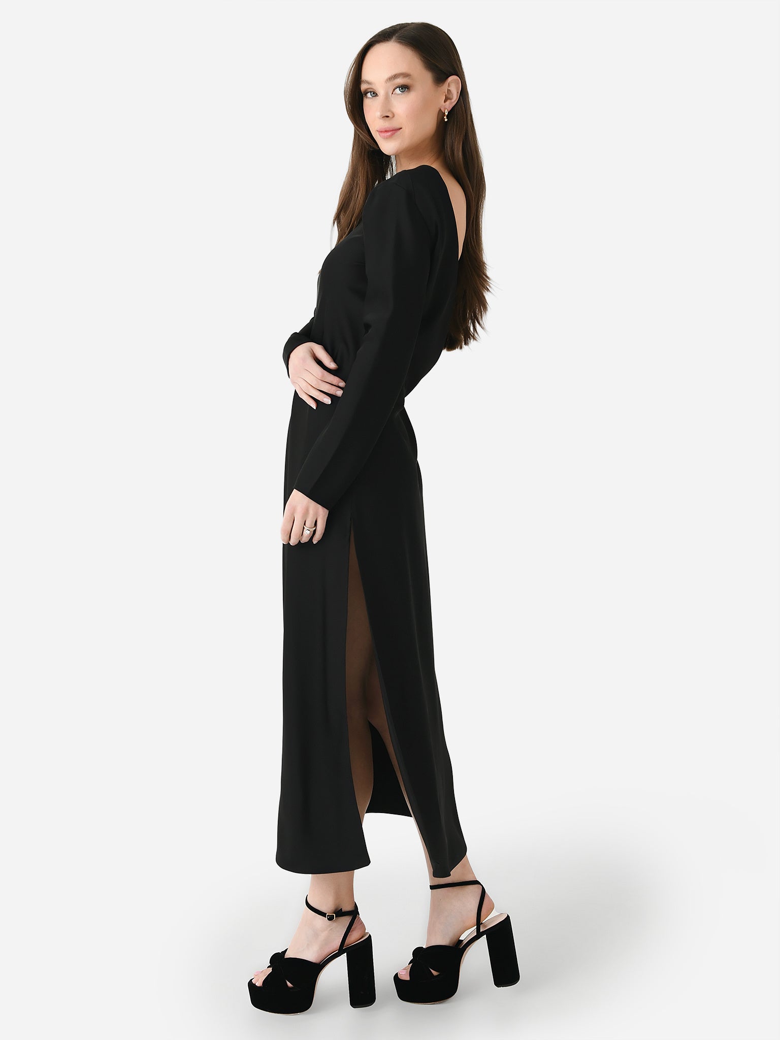leset barb backless dress LESET - Barb Backless Dress