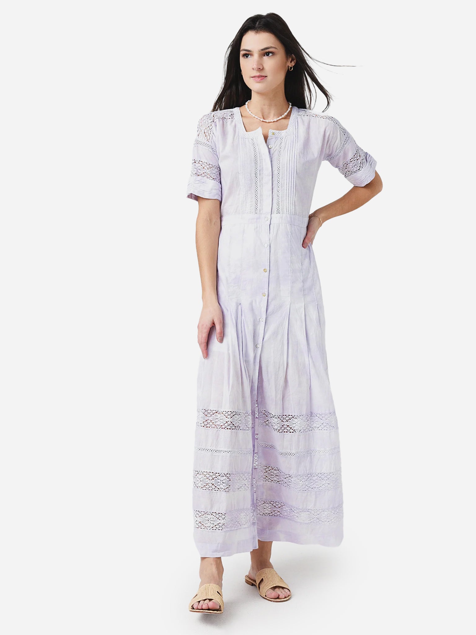 LoveShackFancy Women's Edie Dress - Saint Bernard