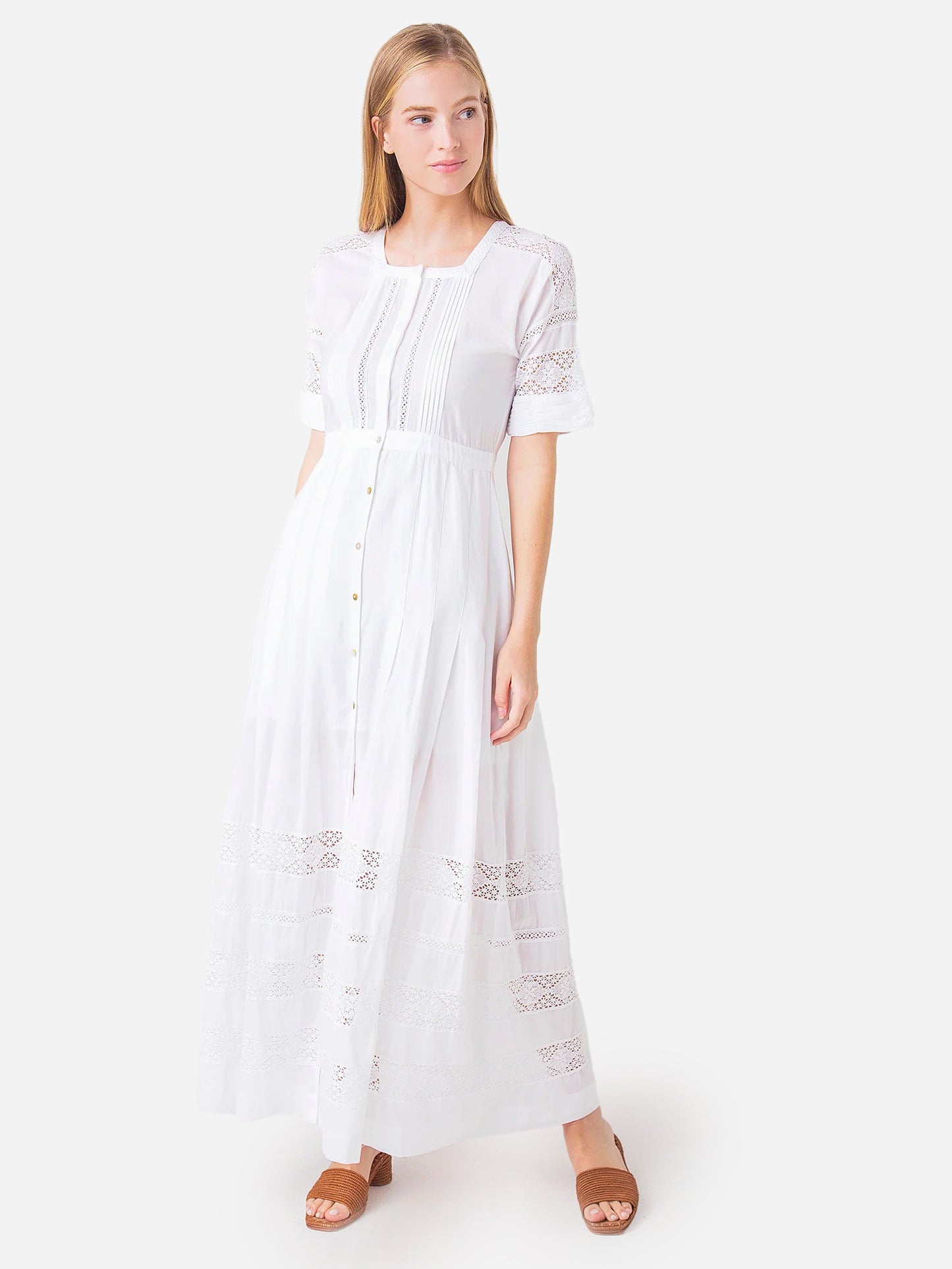 LoveShackFancy Women's Edie Dress - Saint Bernard