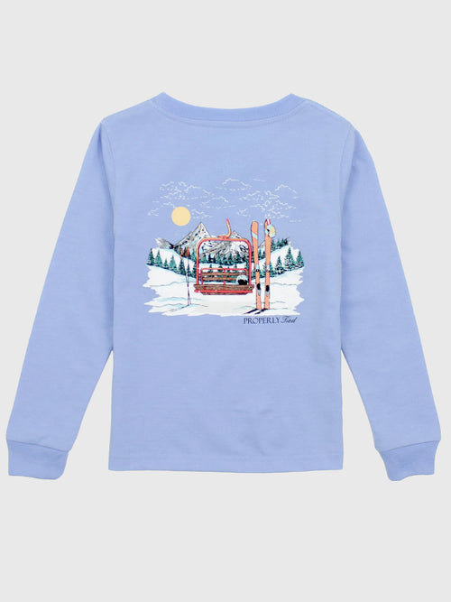 Properly Tied Boys' Ski Lift Long Sleeve Tee