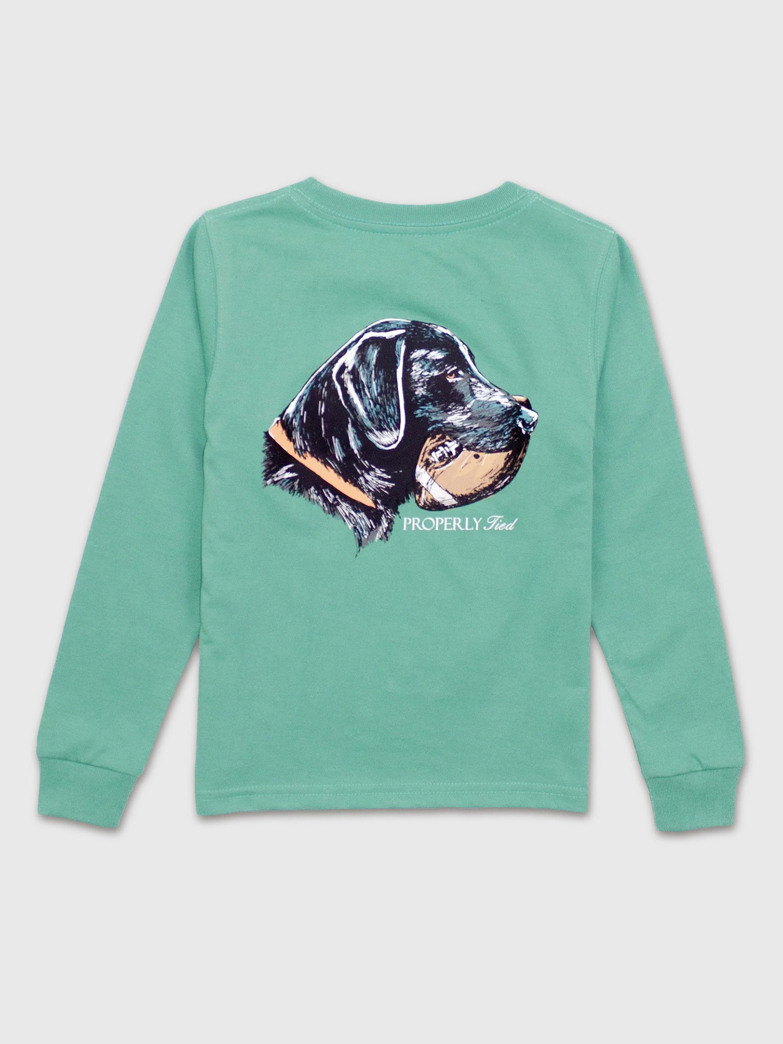 Properly Tied Boys' Good Catch Long Sleeve Tee - Saint Bernard