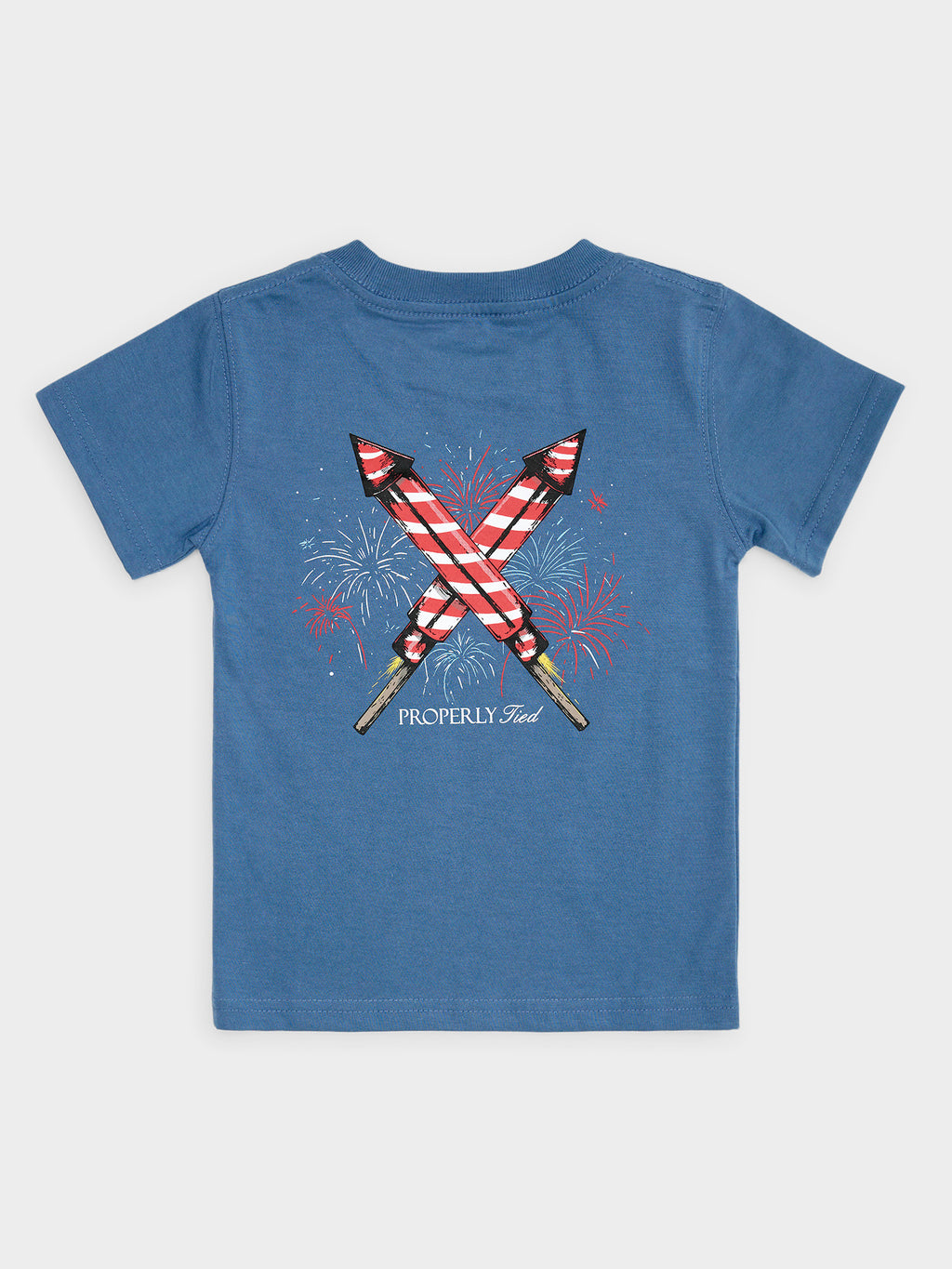 Properly Tied Boys' Firecracker Short Sleeve Tee - Saint Bernard