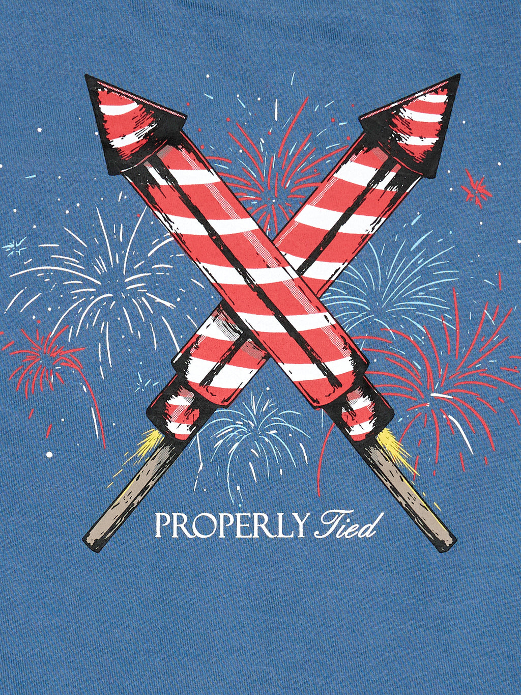 Properly Tied Boys' Firecracker Short Sleeve Tee - Saint Bernard