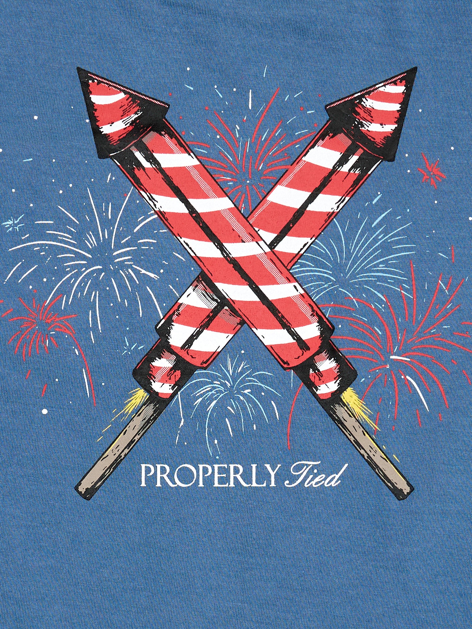 Properly Tied Boys' Firecracker Short Sleeve Tee - Saint Bernard