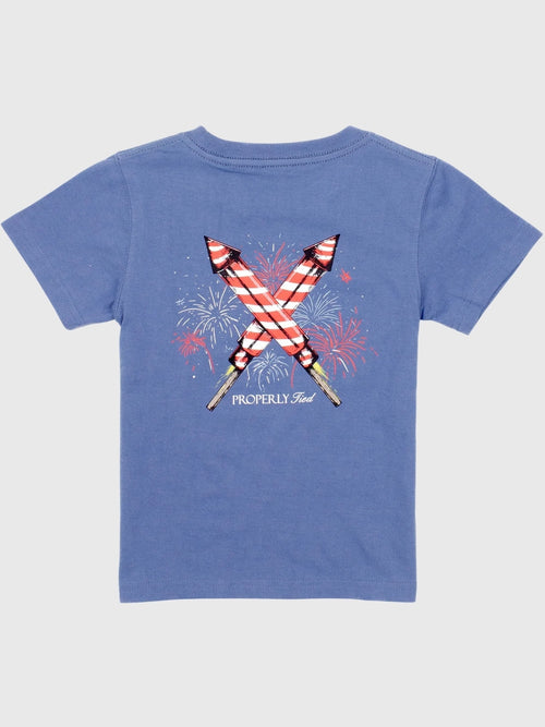 Properly Tied Boys' Firecracker Short Sleeve Tee