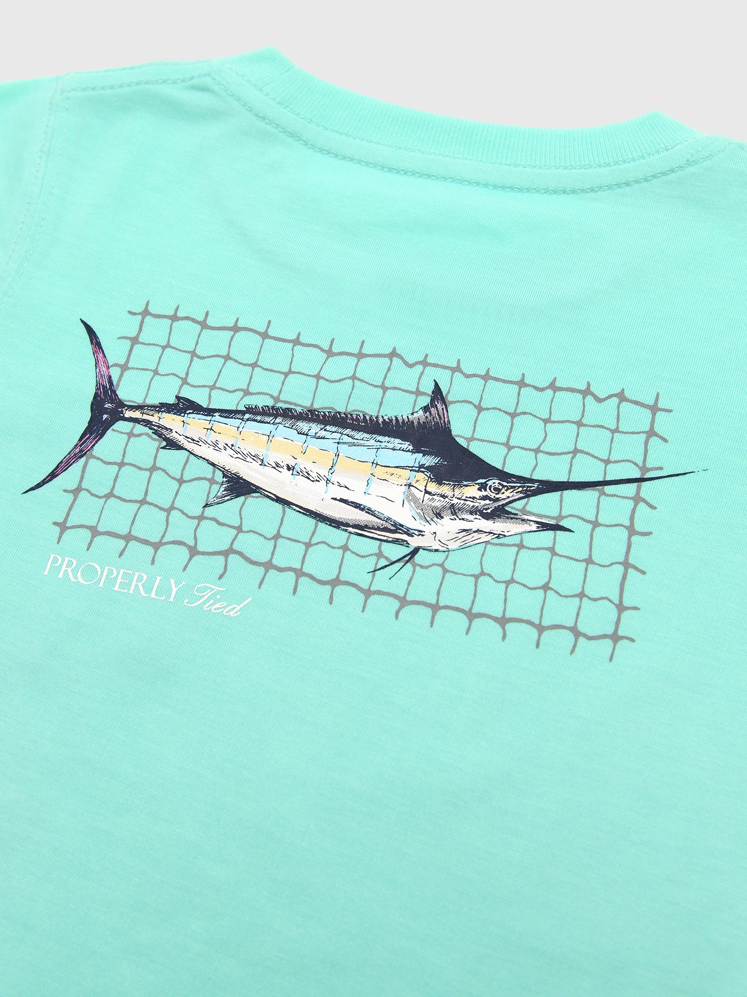 Properly Tied Boys' Swordfish Short Sleeve Tee - Saint Bernard