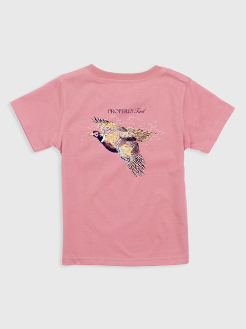 Properly Tied Boys' Pheasant Hunt Short Sleeve Tee