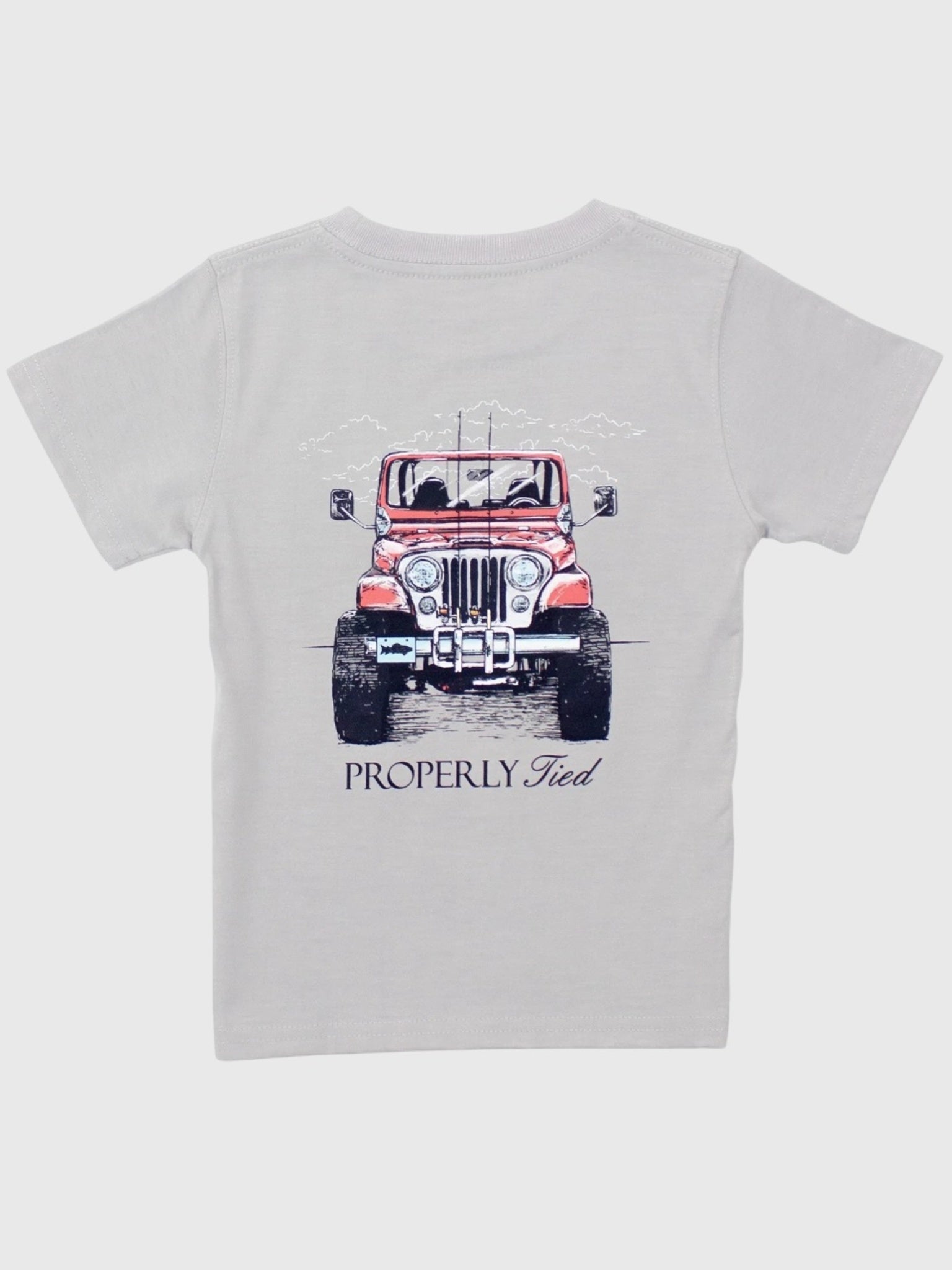 Properly Tied Boys' Rod Runner Short Sleeve Tee - Saint Bernard