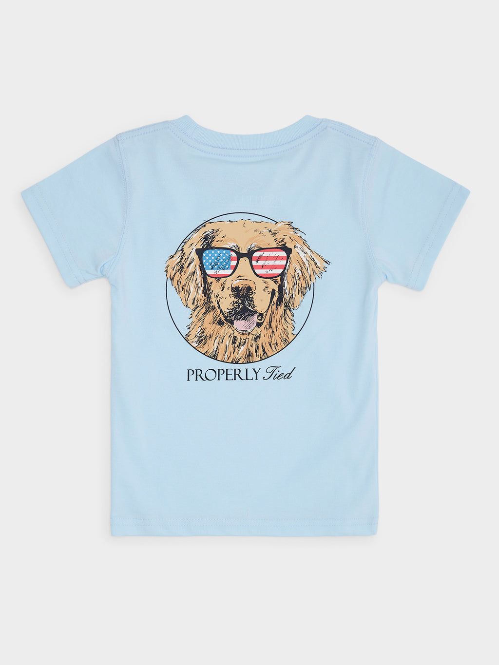 Properly Tied Boys' Patriot Dog Short Sleeve Tee - Saint Bernard