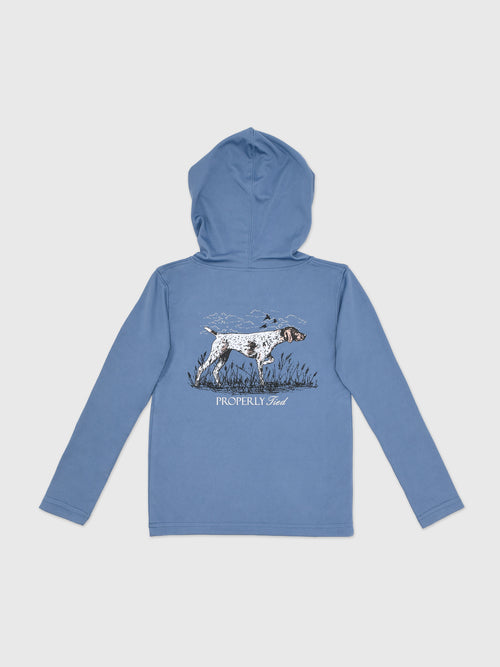 Properly Tied Boys' Shade Performance Hoodie - Saint Bernard