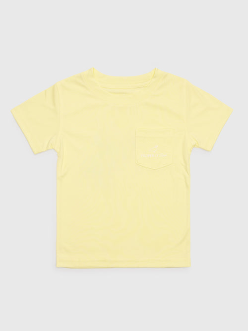 Properly Tied Boys' Blue Marlin Short Sleeve Performance Tee