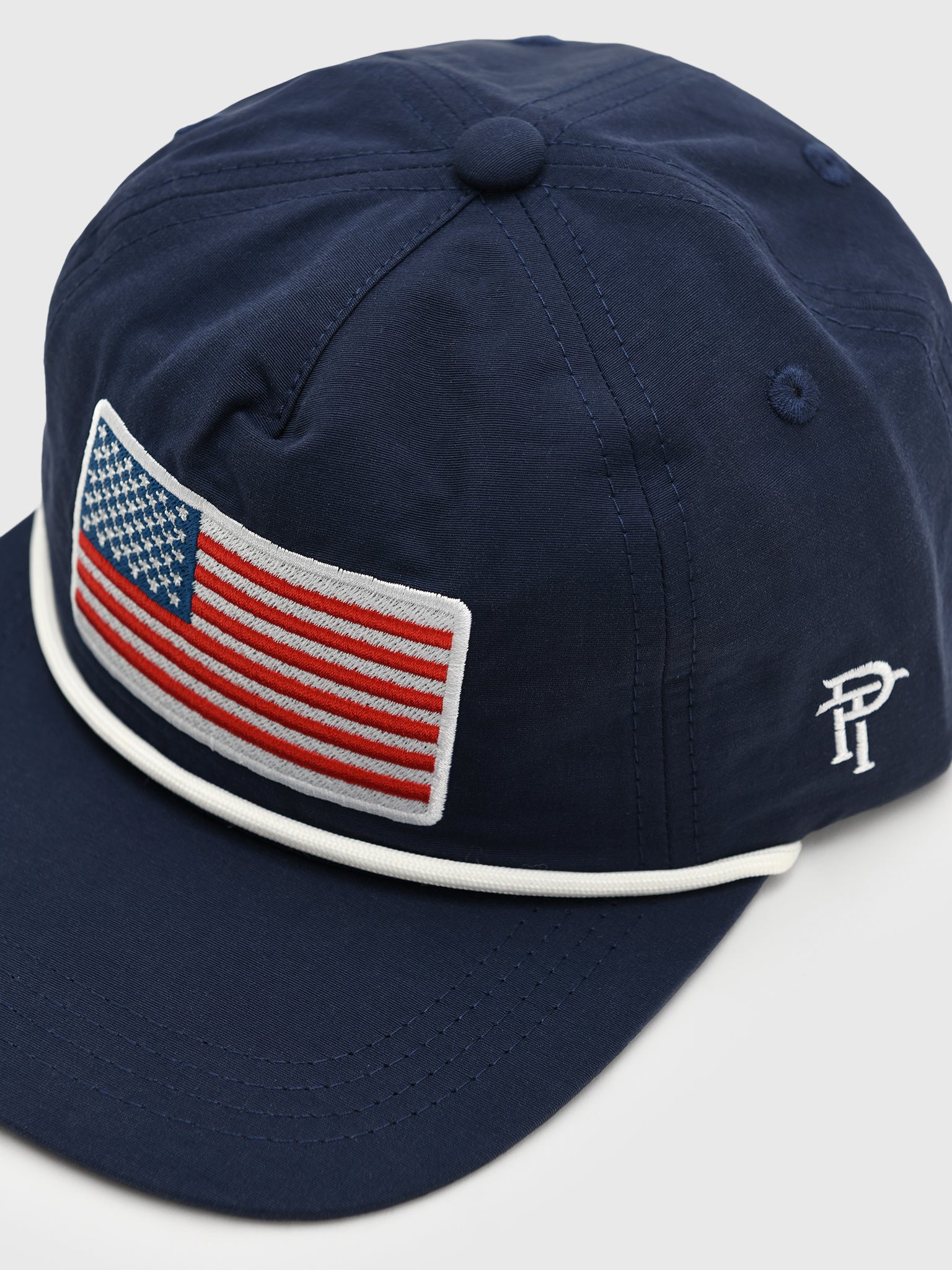 Properly Tied Boys' American Flag Classic Rope Hat - Saint Bernard