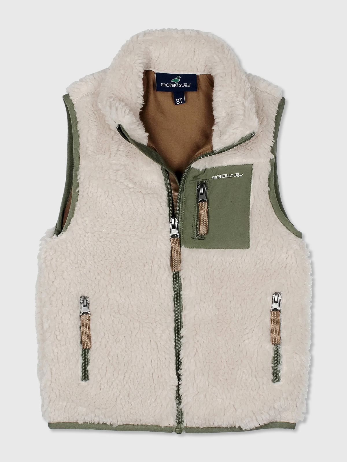 Properly Tied Boys' Apex Vest - Saint Bernard